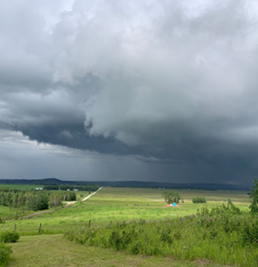 foothills west of High River Alberta