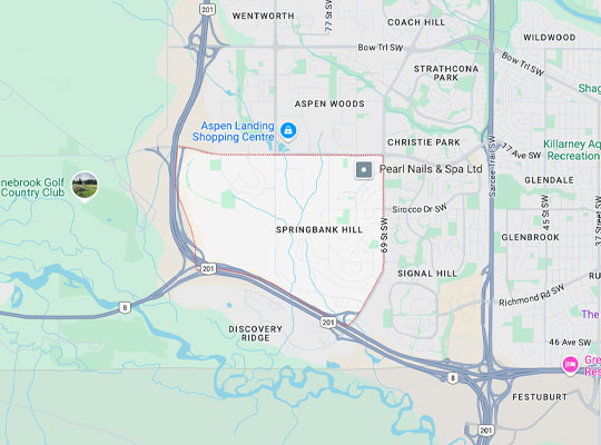 Springbank Area Map