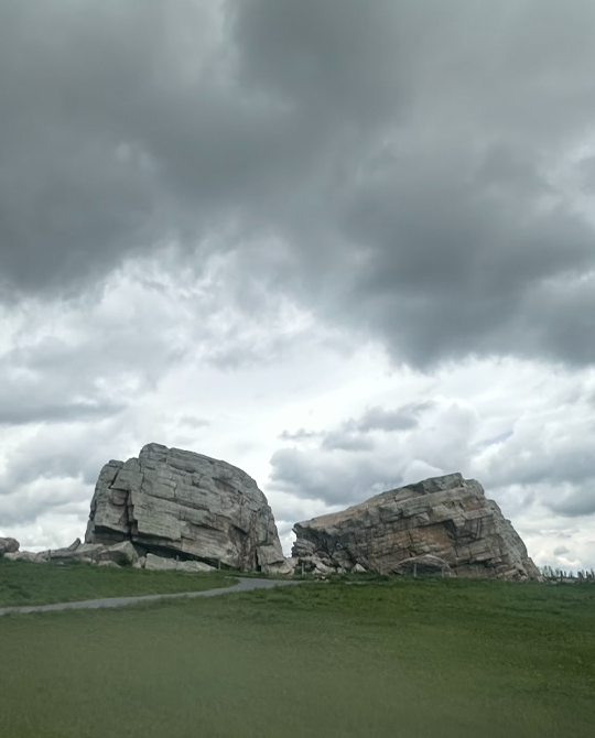 Big Rock in Foothills County Alberta