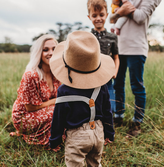 a family living in foothills county alberta