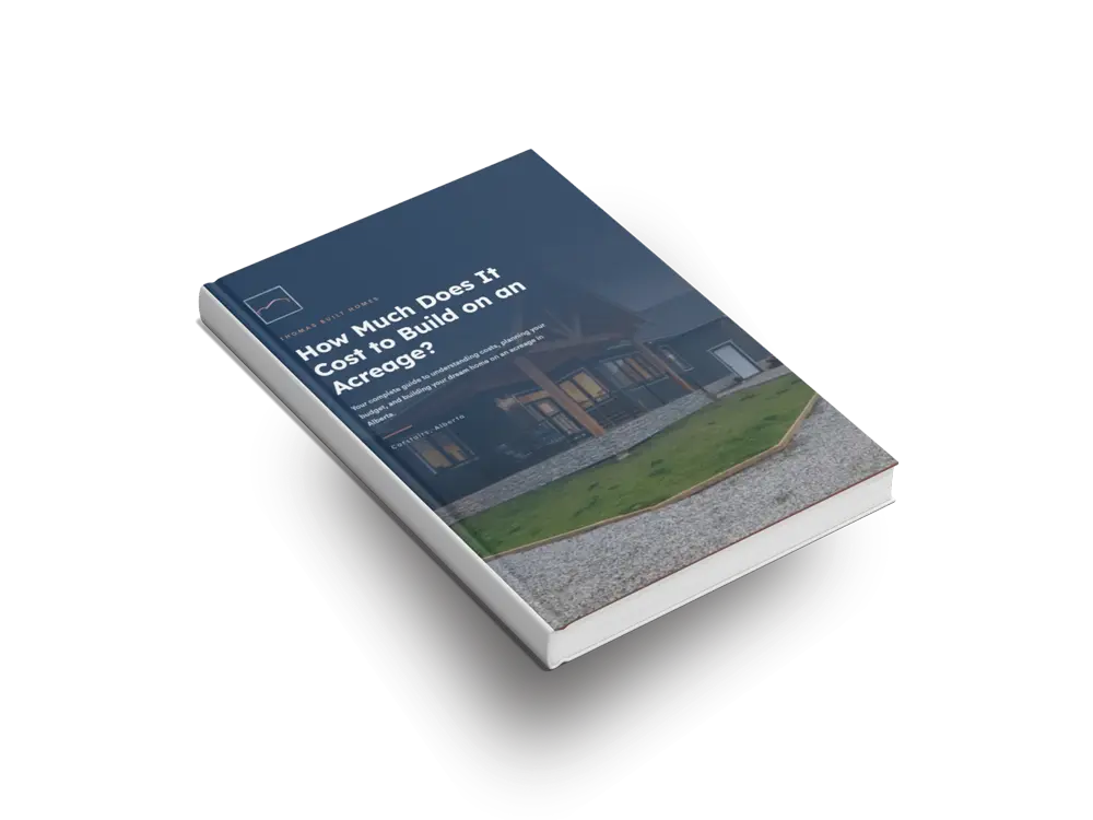Thomas Built Homes custom home building guide e-book cover